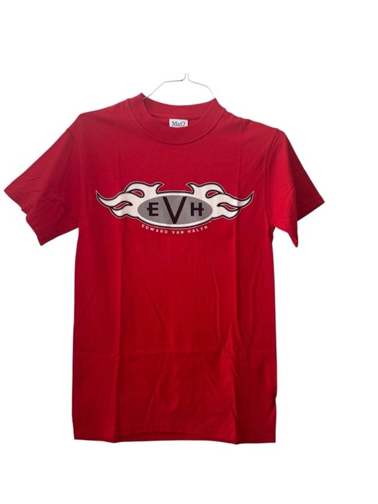 Vintage Other - NEW Vintage Eddie Van Halen Red Graphic T Shirt Men’s Small Unisex M & O Knits